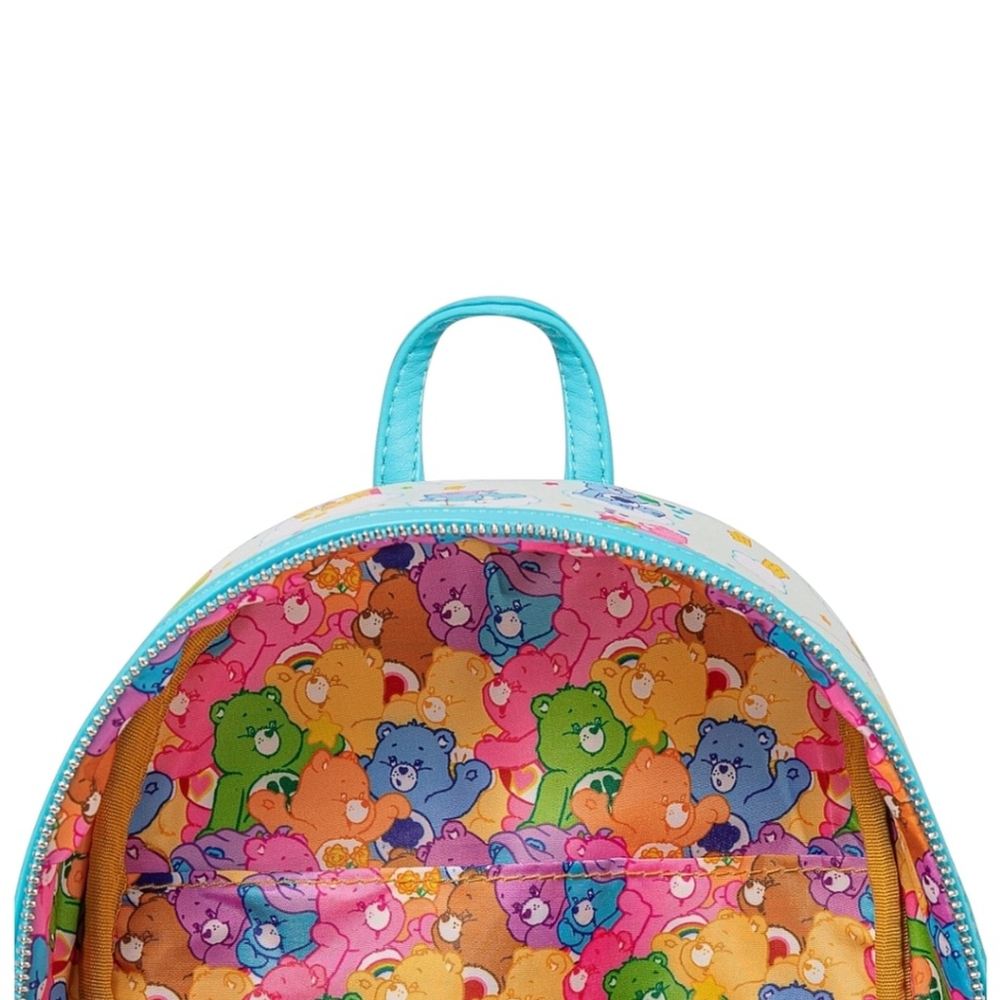Loungefly 80's Care Bears Mini Vegan Leather Backpack Bag Kidcore Cosplay NWT - Picture 3 of 13